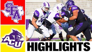 Stephen F Austin vs Abilene Christian Highlights  College Football Week 12  2022 College Football [upl. by Tyika795]