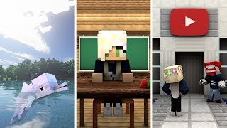 AwesomeElina LEBENSZYKLUS in MINECRAFT  vom DELFIN zum YOUTUBER [upl. by Alekram]