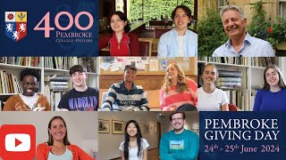 36 Hours  Pembroke 400 Giving Day  Pembroke College Oxford 2024 [upl. by Ulick]