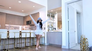 MY LUXURY 2 BR APARTMENT TOUR HOUSTON TX Amazon Finds Homary amp Decor DIY Tips [upl. by Refiffej]