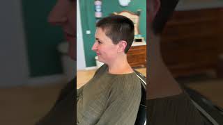 She gets a fresh buzz cut at HFDZK clippers HFDZK [upl. by Kcuhc]