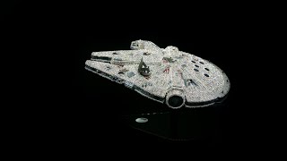 Swarovski Crystal Sculpture Star Wars Millennium Falcon [upl. by Areht]