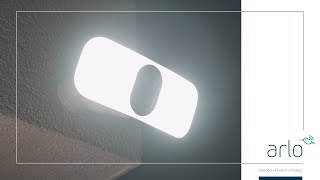 Arlo Pro 3 Floodlight Security Camera  A powerful shield of light [upl. by Yesak569]