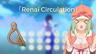 「Renai Circulation」TV Size  Kana Hanazawa  Bakemonogatari OP  Genshin Impact Lyre cover [upl. by Cathey]