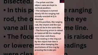 How to take reading using compass ll survey surveying compass civilengineering [upl. by Neirda677]