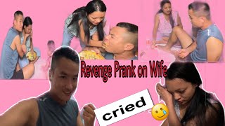 Revenge Prank on My wife  prank gone wrong 😑  Bichara Royo 😢punvlogs [upl. by Kamila]