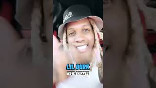 LIL DURK RELEASES NEW SNIPPET 7220 lildurk chicagodrill [upl. by Ah347]