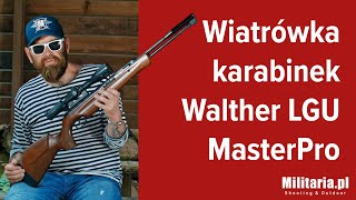 Wiatrówka karabinek z dolnym naciągiem Walther LGU MasterPro [upl. by Lexy]