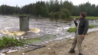 Washouts Near Whitecourt Alberta [upl. by Ennovi]