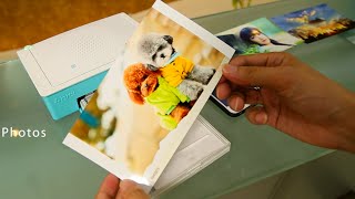 Pringo Prinhome Printer Print Amazing Waterproof Bright Photo NFC Android  iOS APP [upl. by Aivizt]