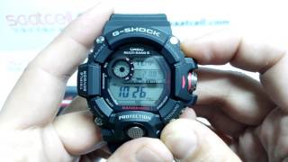 Casio Gshock Rangeman GW94001DR inceleme ayarlama [upl. by Anaizit]