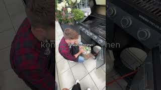 Wie schließt man eigentlich einen Gasgrill richtig an 🤔fyp grill bbq [upl. by Oza]