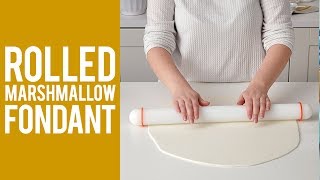 Easy Homemade Marshmallow Fondant Recipe [upl. by Selij]