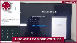 LG Smart TV How to Link With TV Mode YouTube [upl. by Elleiand854]