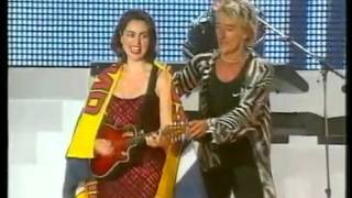 Rod Stewart  Maggie May  Hampden Park Glasgow Scotland [upl. by Luy]