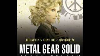 MGS Peace Walker  Heavens Divide  HDLyrics [upl. by Airun523]