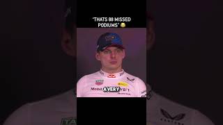 Thats 88 missed podiums maxverstappen formula1 [upl. by Mitzie]