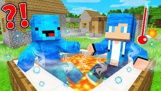 JJ and Mikey Survived 100 Days as WATER in Minecraft  Maizen [upl. by Lia]