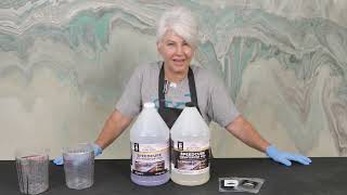 Epoxy Contractor tries new fast curing Epoxy  Speedcure w RK3Designs [upl. by Yancy]