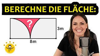 Wie groß ist die Fläche – Mathe RÄTSEL Geometrie [upl. by Thar]