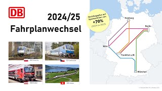 NEWS DB Fahrplanwechsel 202425 [upl. by Schilling207]