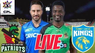 St Lucia Kings vs St Kitts amp Nevis Patriots  CPL 2024  LIVE [upl. by Dennet]