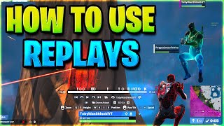 How to Use Replay Mode in Fortnite  Review Your Gameplay  Fortnite Tips and Tricks [upl. by Salomie923]