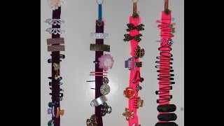 DIY How to make Clutcher amp Hair Pins HolderOrganizer [upl. by Roselle249]