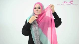 Tutorial  4 Ways to Style Wide Shawl by MuslimahClothingcom [upl. by Aleck]