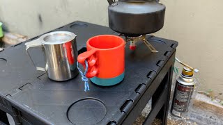 DIY butane gas cartridge holder for camping [upl. by Tasha]