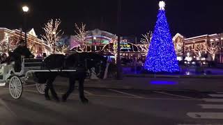 Columbus Ohio Christmas lights Easton Mall [upl. by Brittne]