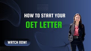 OET Writing Practice How to start your letter off strong [upl. by Bertasi]