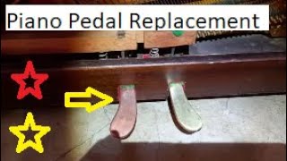 piano pedal replacement [upl. by Au]