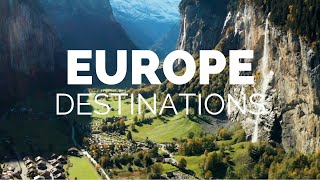 25 Most Beautiful Destinations in Europe  Travel Video [upl. by Yffat839]