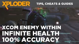 XCOM Enemy Within Cheats Infinite Health 100 Accuracy  Xploder Tips Cheats amp Saves [upl. by Naloc]