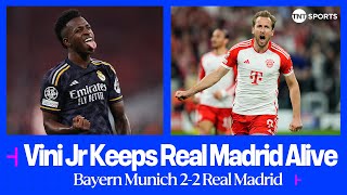 Vinicius Junior rescues Real Madrid at the Allianz Arena  Bayern Munich 22 Real Madrid UCL [upl. by Camp674]