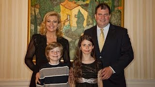 Kolinda Grabar Kitarovic Croatian President Family Photos  Parents Brother Spouse Children [upl. by Lessard496]