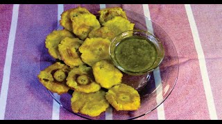 Cómo hacer TOSTONES con PLÁTANO VERDE  PATACONES 🇻🇪 súper FÁCILES ECONÓMICOS y DELICIOSOS [upl. by Anivad]