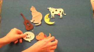 Hey Diddle Diddle The Cat amp The Fiddle Felt Board Story  Childrens Music Songs amp Nursery Rhymes [upl. by Orpah776]