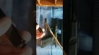 Quick easy Glock pistol cleaning using Ballistol [upl. by Rotciv]