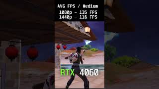 RTX 4060  Fortnite  Ryzen 7800X3D fortnite 7800x3d RTX gaming benchmark pc [upl. by Felecia]