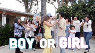 OUR GENDER REVEAL PARTY [upl. by Tomas]