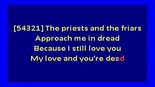 Sinéad OConnor  I am Stretched on your Grave karaoke [upl. by Nonrev136]