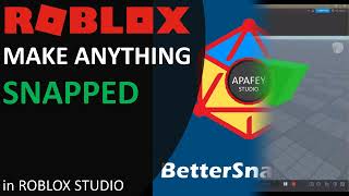 ▶ Make anything SNAPPED 💣 in Roblox Studio BETTER SNAP with BETTERSNAP 👌 [upl. by Selassie471]