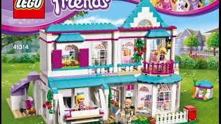 LEGO Friends Stephanies House 41314 Instructions DIY Book [upl. by Aserej427]