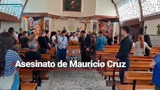 ÚLTIMO ADIÓS  Despiden a Mauricio Cruz periodista víctima de la violencia en Uruapan [upl. by Hooper715]