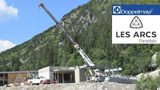 Construction télésiège Comborcière les Arcs  Doppelmayr [upl. by Wanfried]