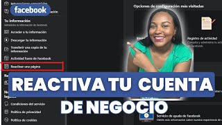 Cómo recuperar página de negocio eliminada de Facebook [upl. by Anit]