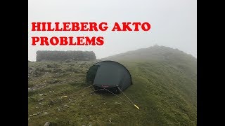 Hilleberg Akto Problems Review [upl. by Swen]