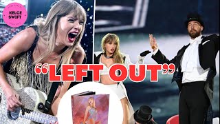 Taylor Swift fans REACT to Travis Kelce being ‘LEFT OUT’ of her ‘Eras Tour Book’ [upl. by Eelatsyrc]